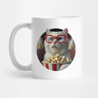 Cat Popcorn Movie Mug